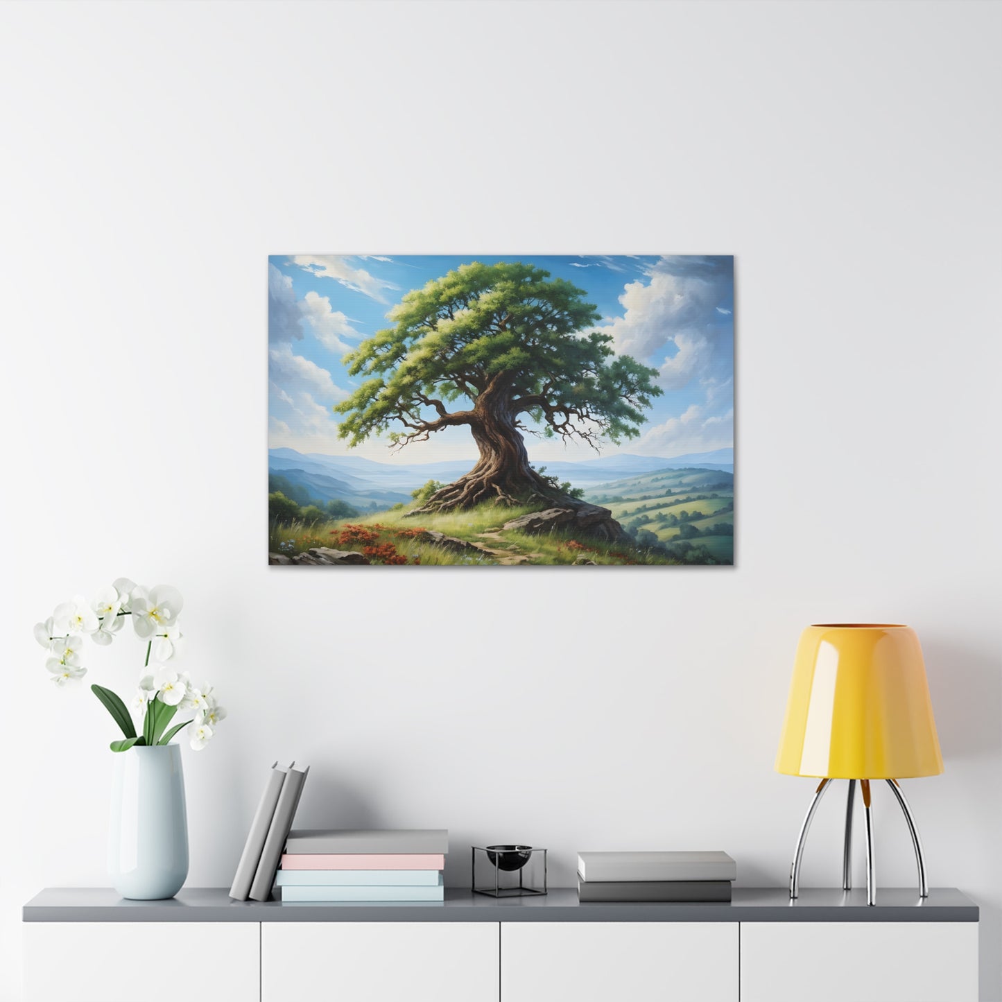 Woodland Peace: Classic Oil Painting Wall Décor