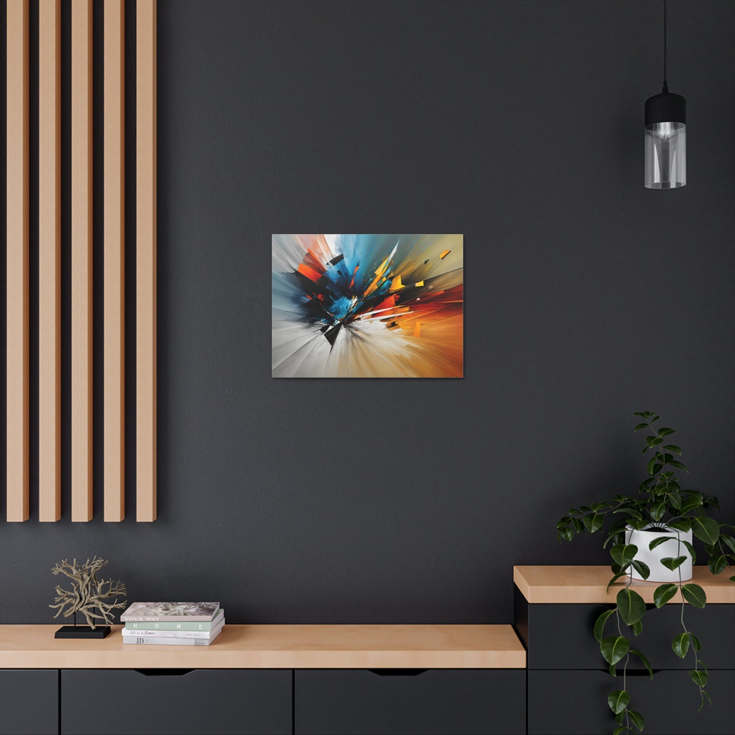 Reflected Rhythms: Abstract Wall Décor