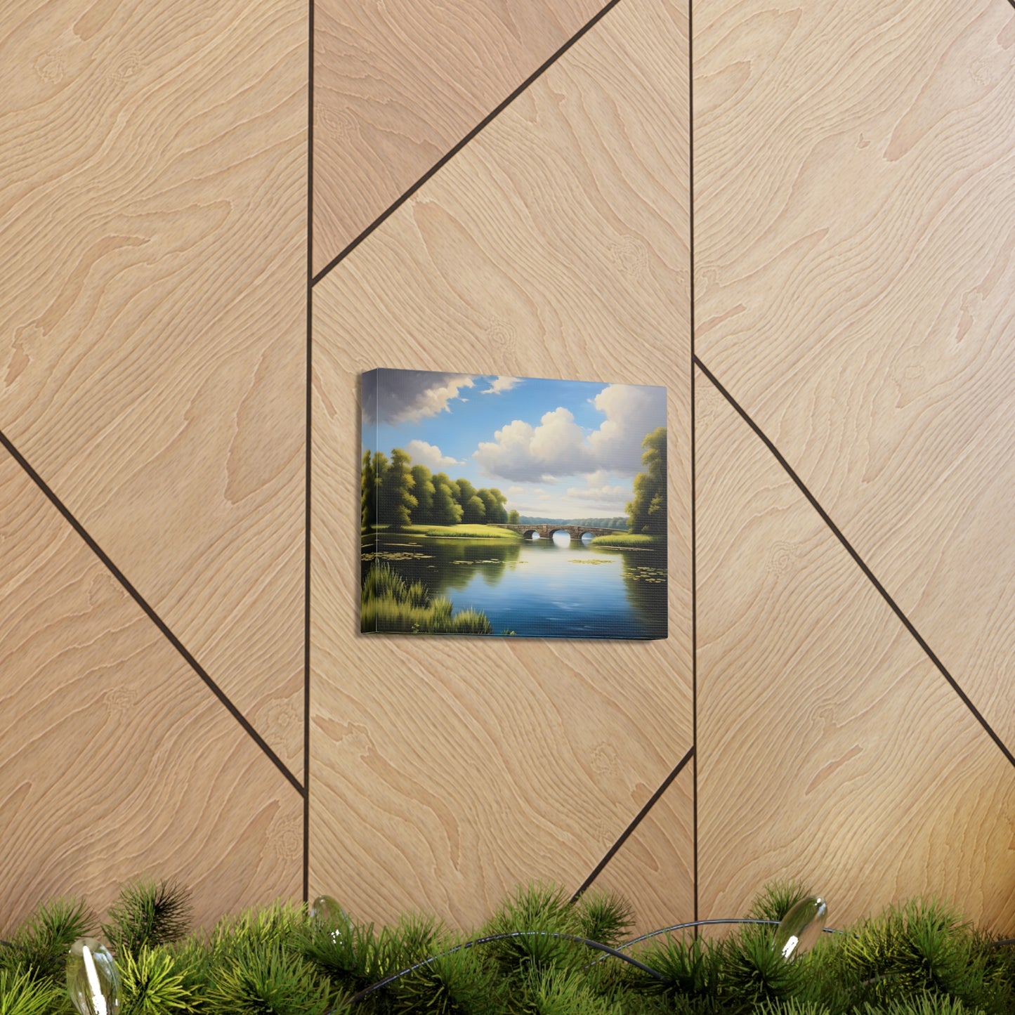 Gentle Horizon: Classic Oil Painting Wall Décor