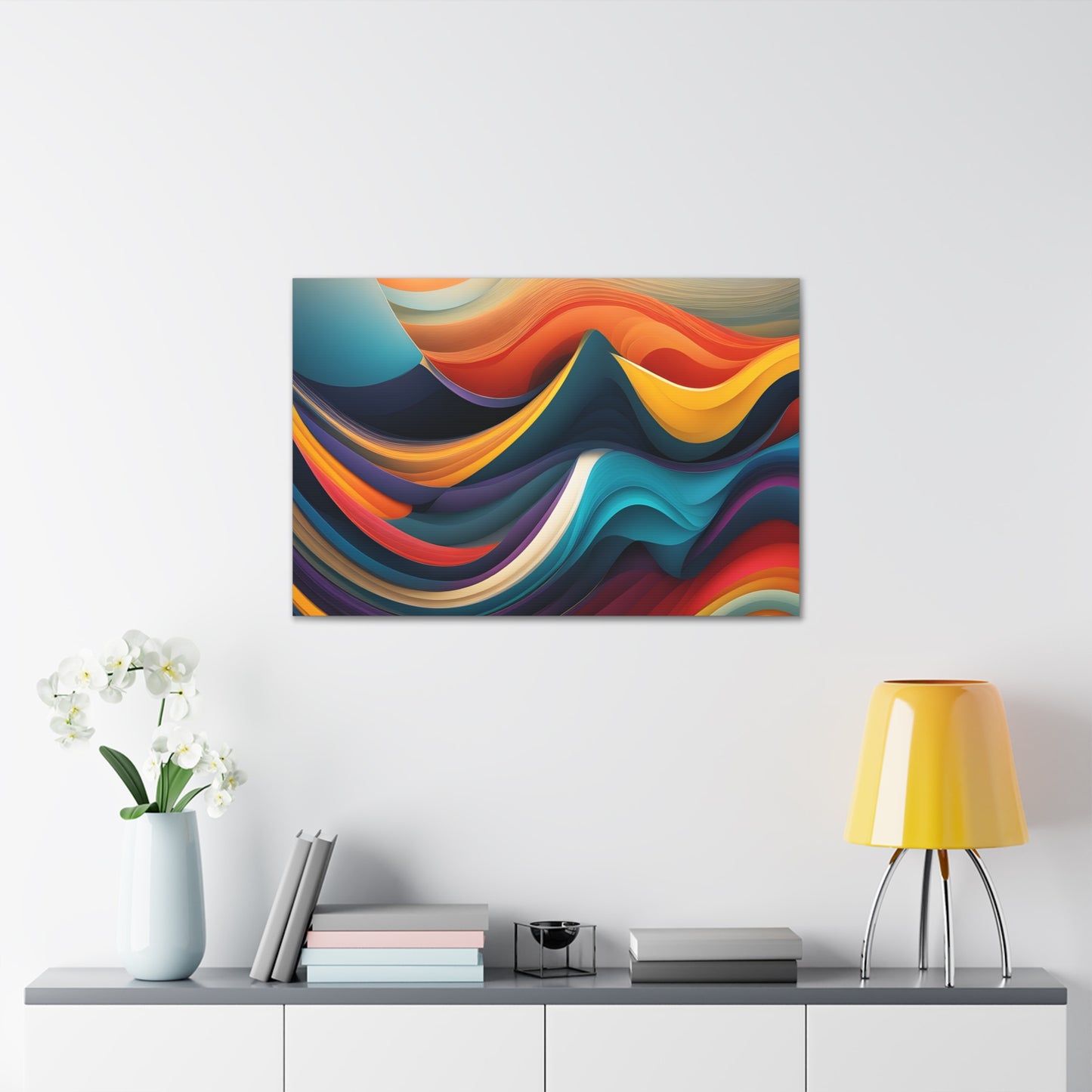 Chromatic Symphony: Abstract Wall Décor