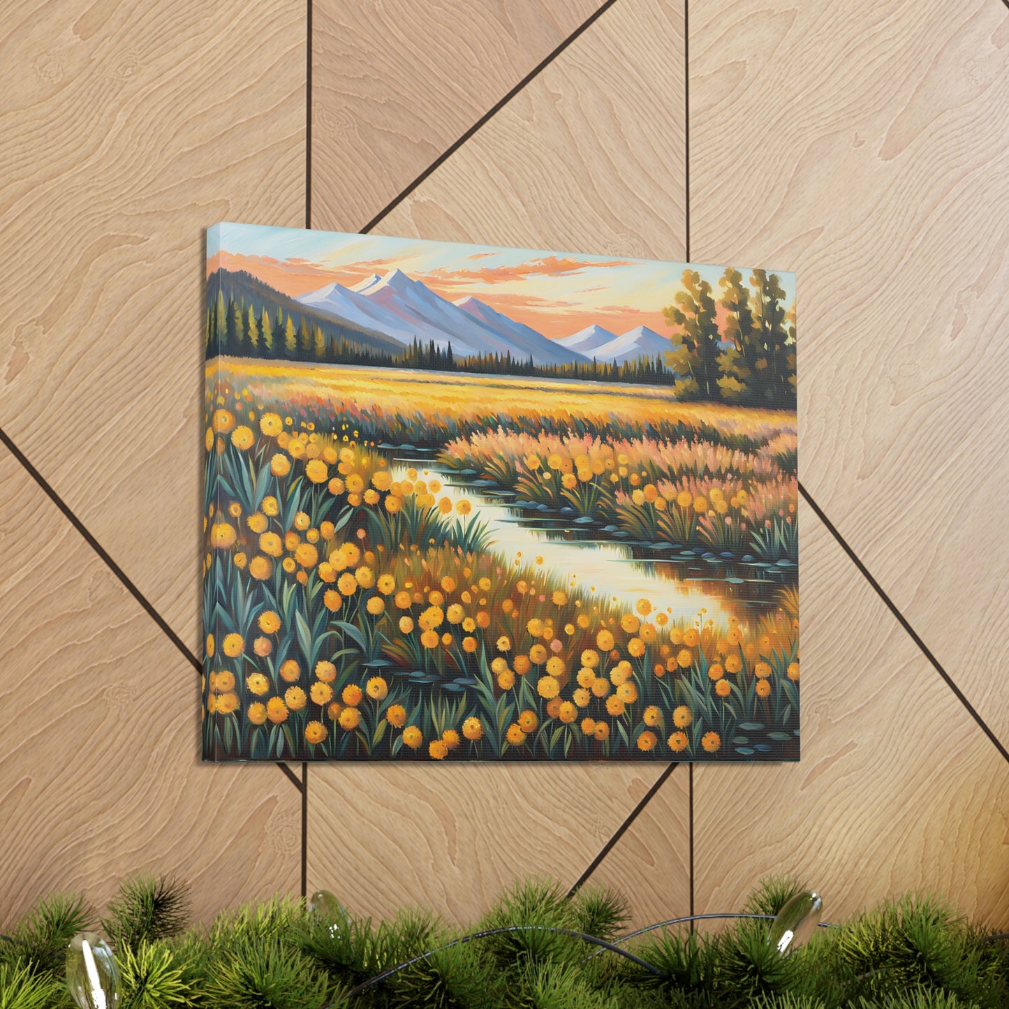 Willow Breeze: Classic Oil Painting Wall Décor