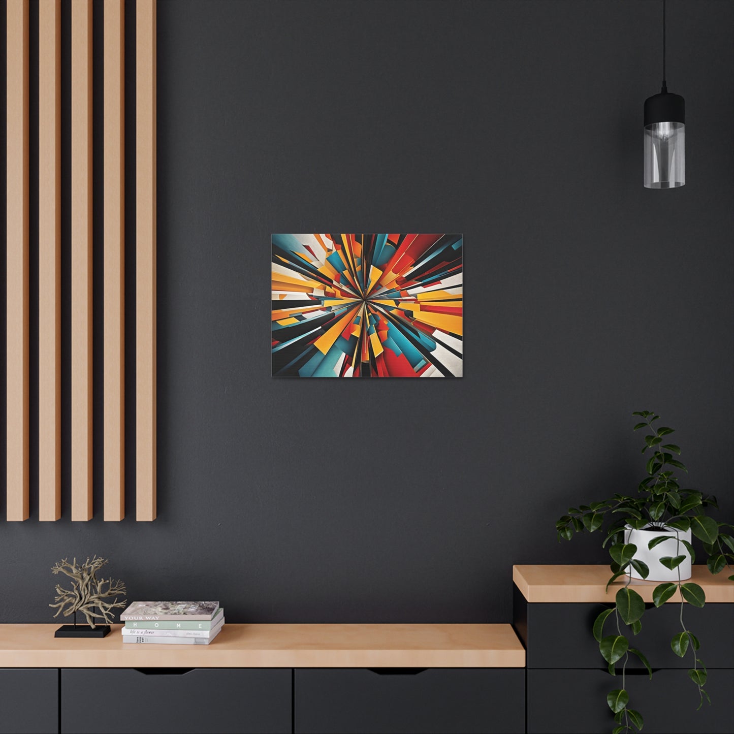 Crystal Whirl: Abstract Wall Décor