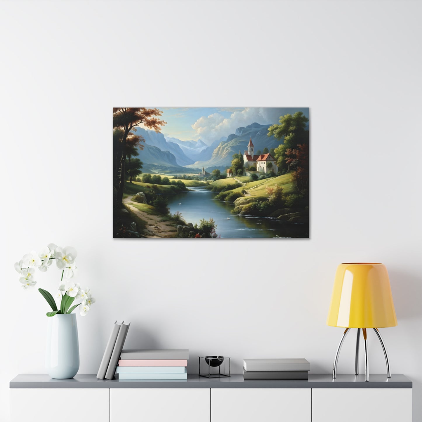 Endless Hills: Classic Oil Painting Wall Décor