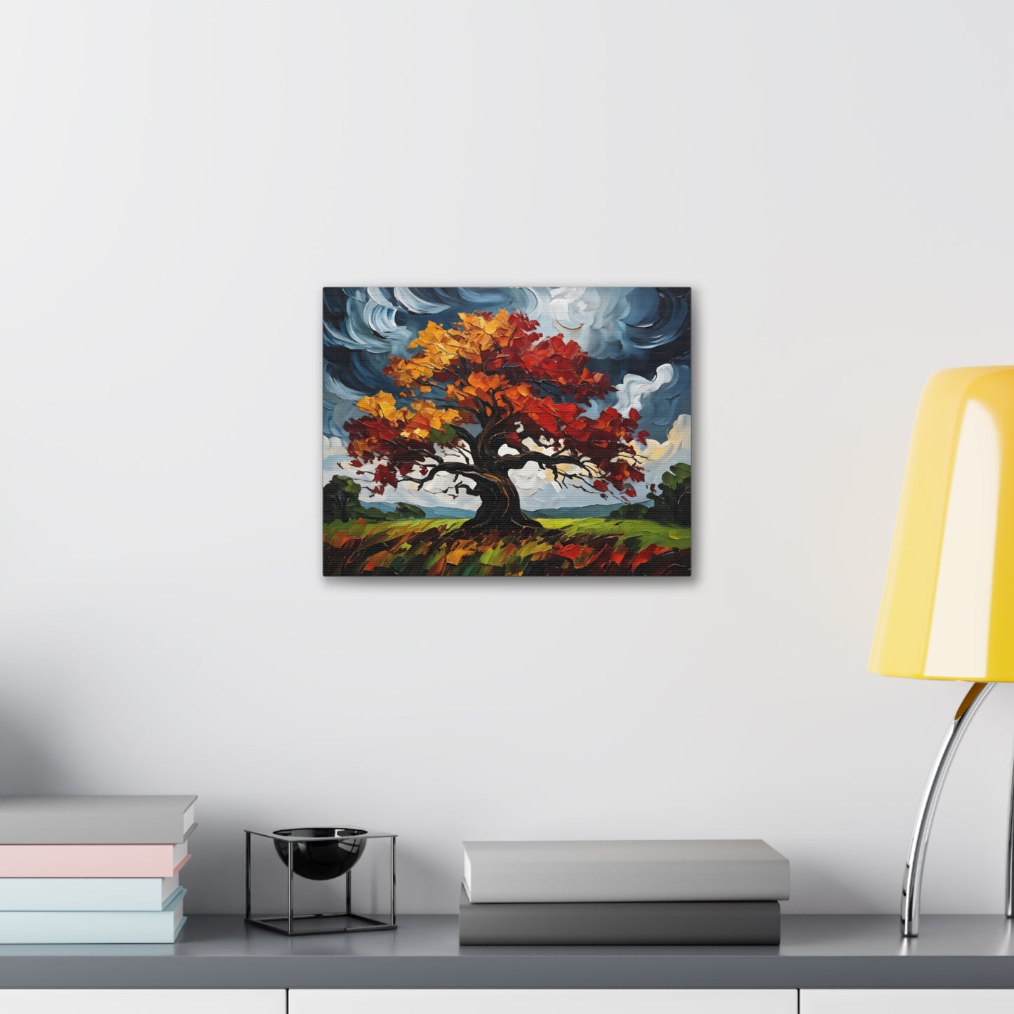 Autumn Rhapsody: Classic Oil Painting Wall Décor