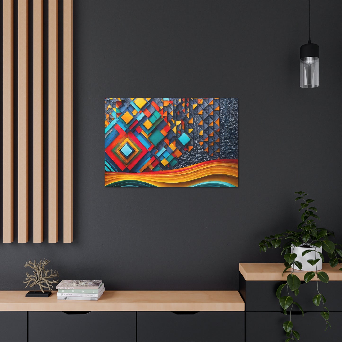 Celestial Currents: Abstract Wall Décor