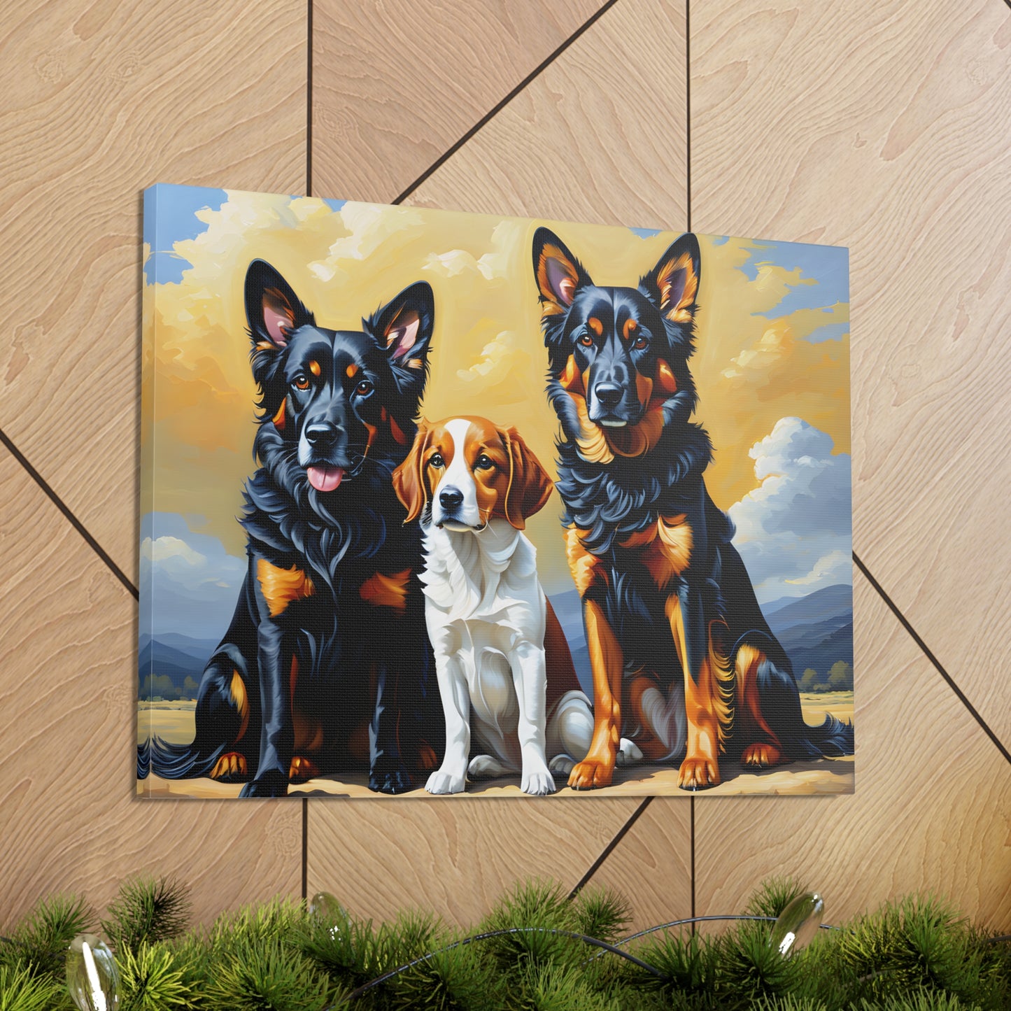 Dog's Elegance: Animal Wall Décor