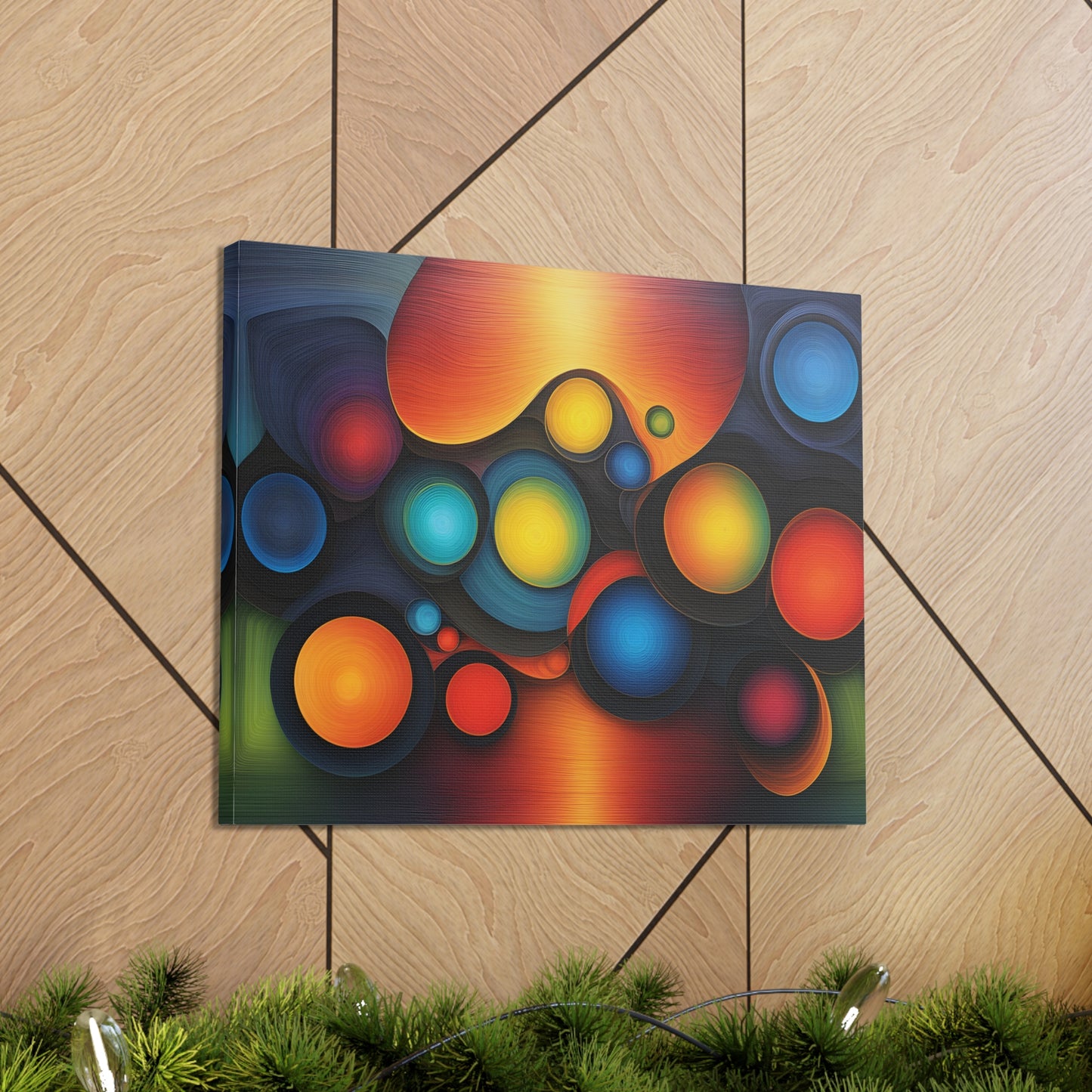 Radiant Whispers: Abstract Wall Décor