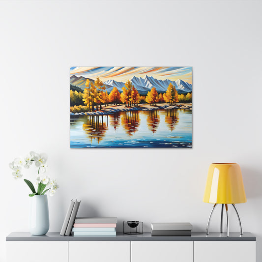 Bright Shoreline: Classic Oil Painting Wall Décor