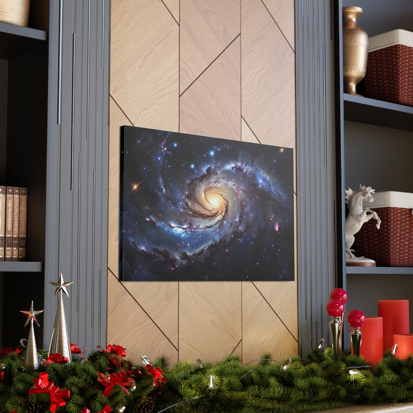 Lunar Luminescence: Space Wall Décor