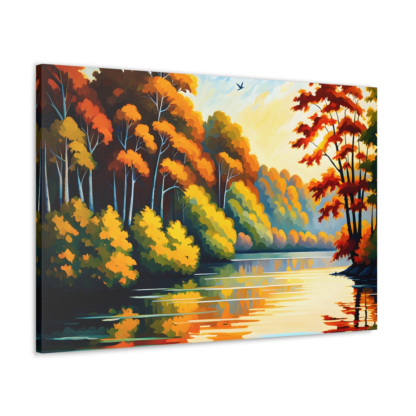 Evening Glow: Classic Oil Painting Wall Décor