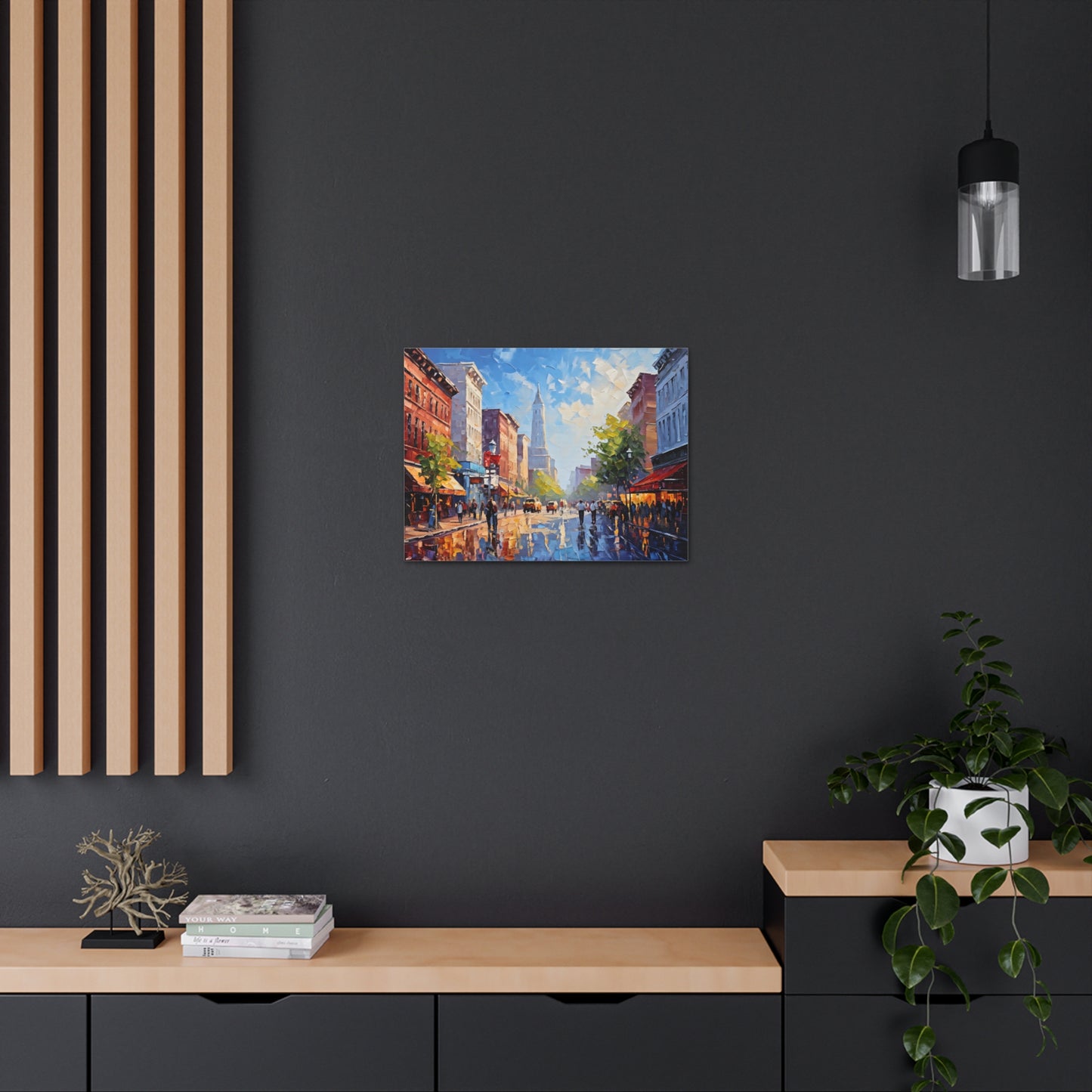 Vibrant Energy: Classic Oil Painting Wall Décor