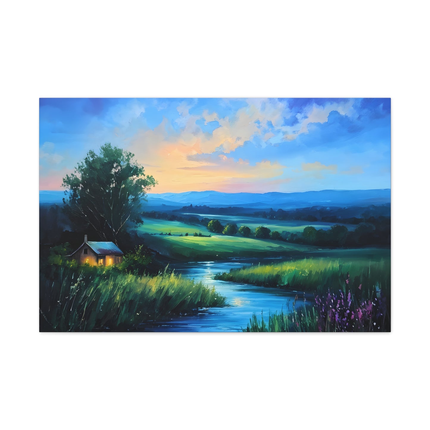 Tranquil Vista: Classic Oil Painting Wall Décor