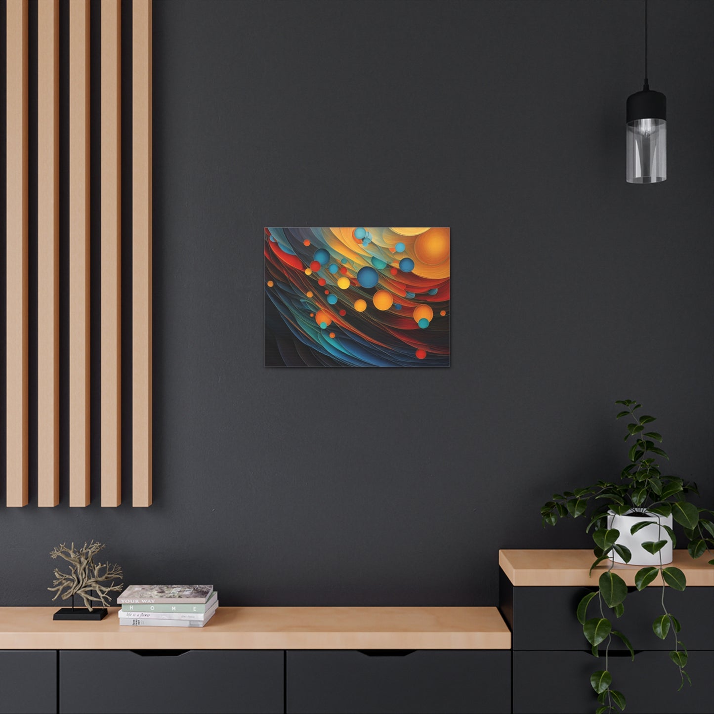 Serene Symphony: Abstract Wall Décor