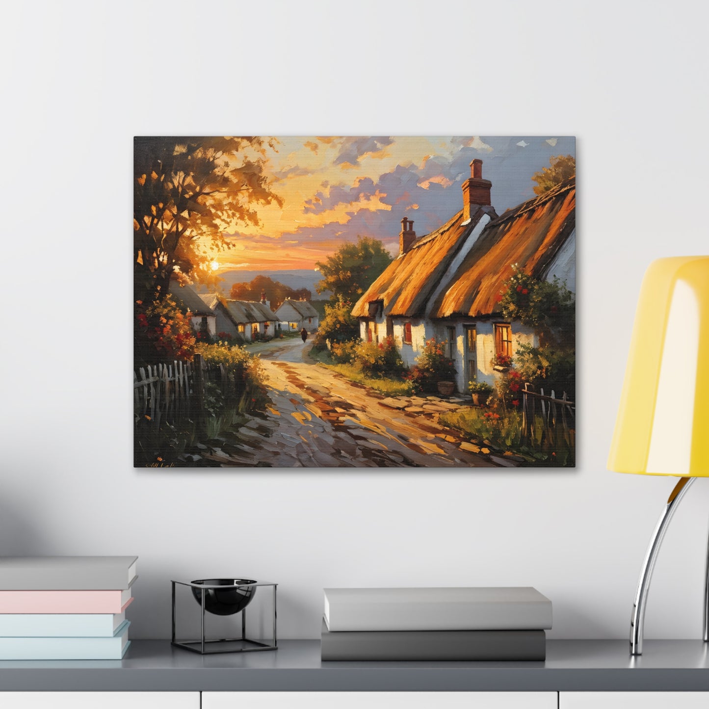 Morning Mist: Classic Oil Painting Wall Décor