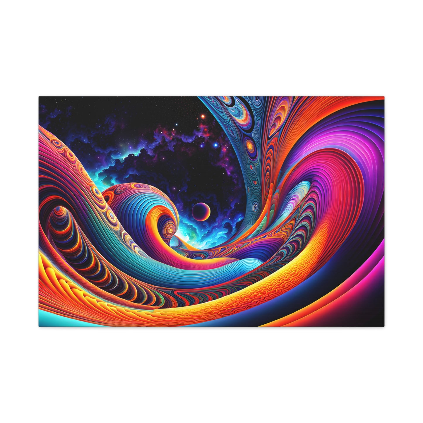 Galactic Groove: Psychedelic Wall Décor