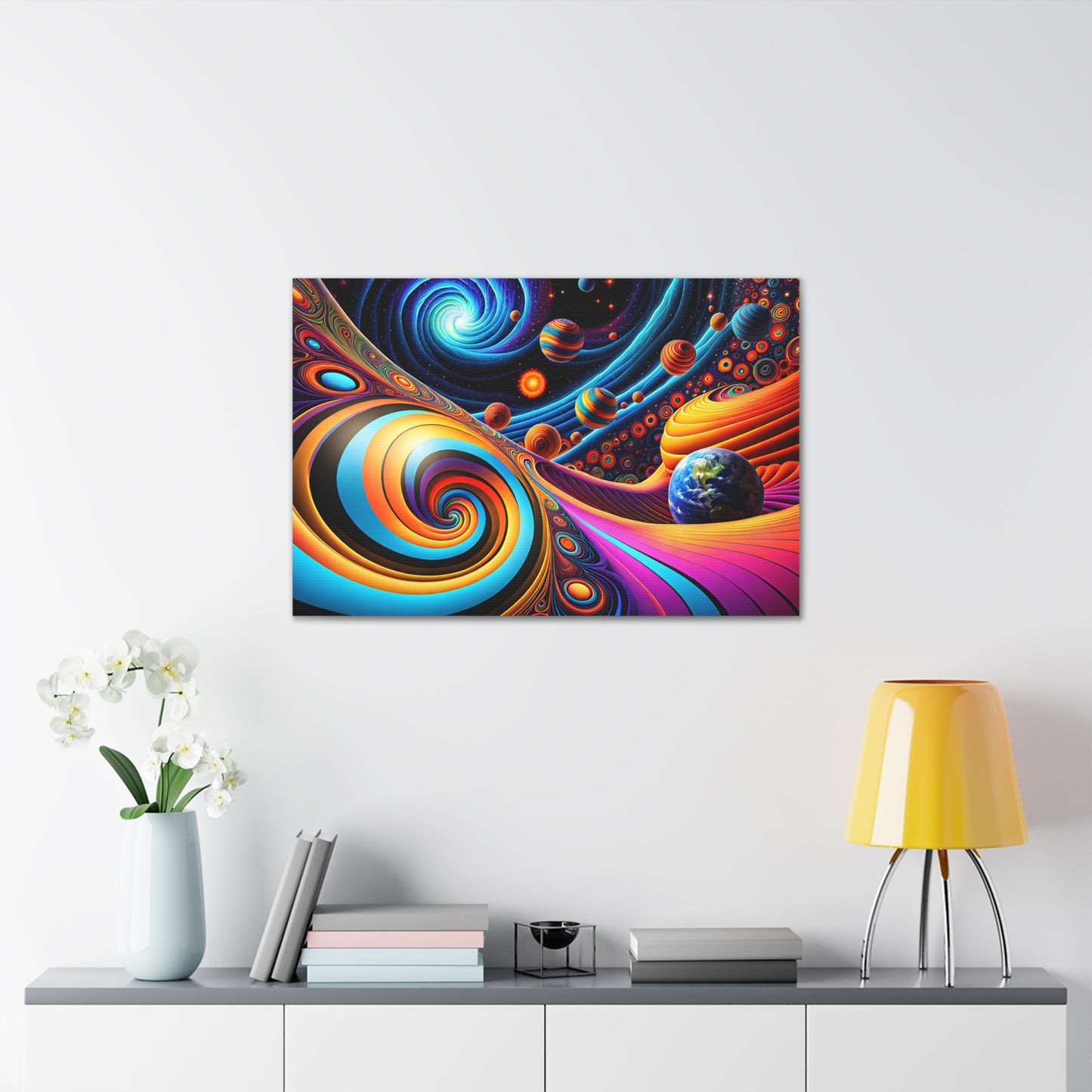 Cosmic Carousel: Psychedelic Wall Décor