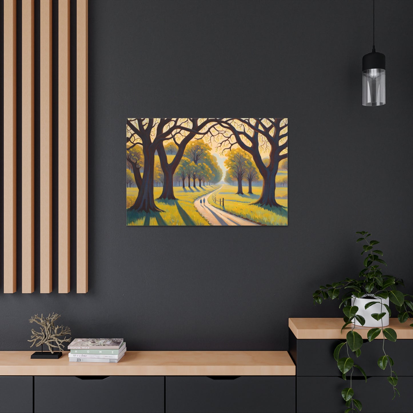 Forest Pathway: Classic Oil Painting Wall Décor