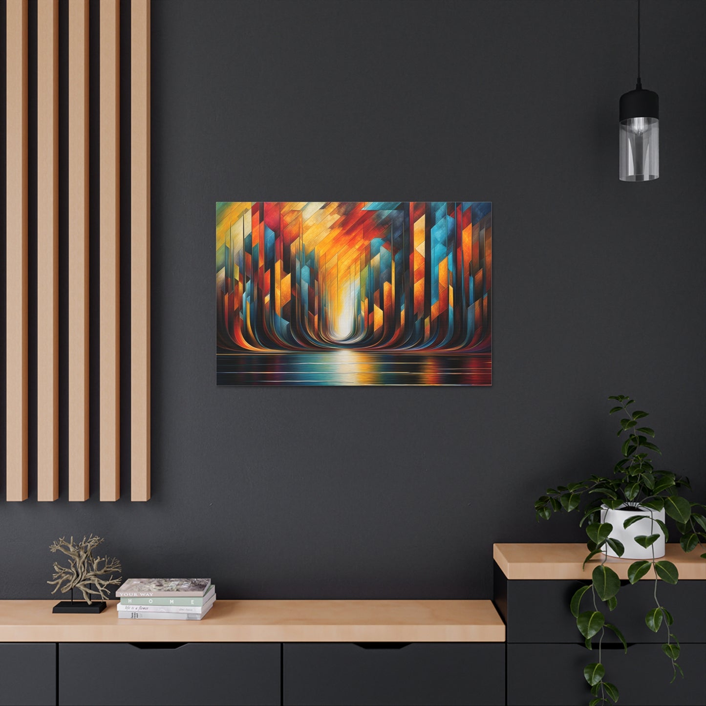 Echo of Light: Abstract Wall Décor