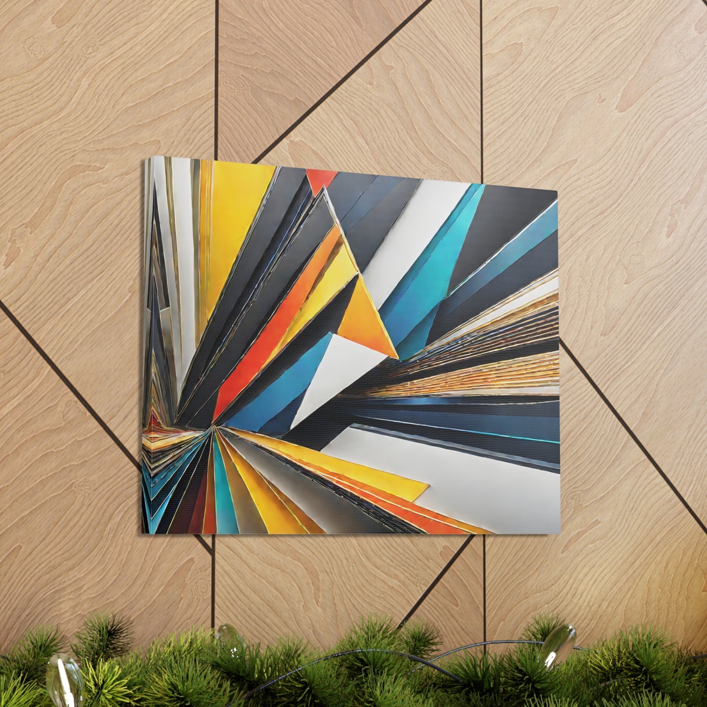 Spectrum Bloom: Abstract Wall Décor