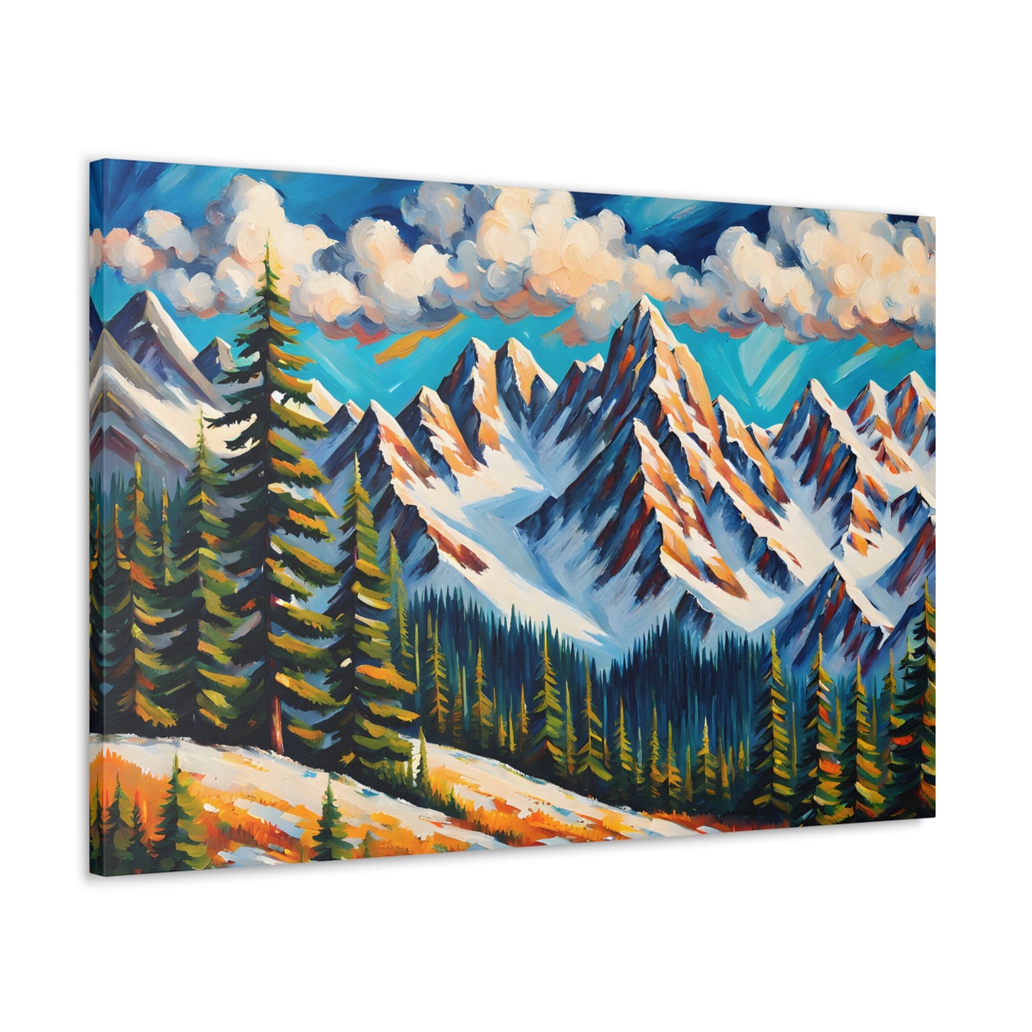 Rolling Clouds: Classic Oil Painting Wall Décor