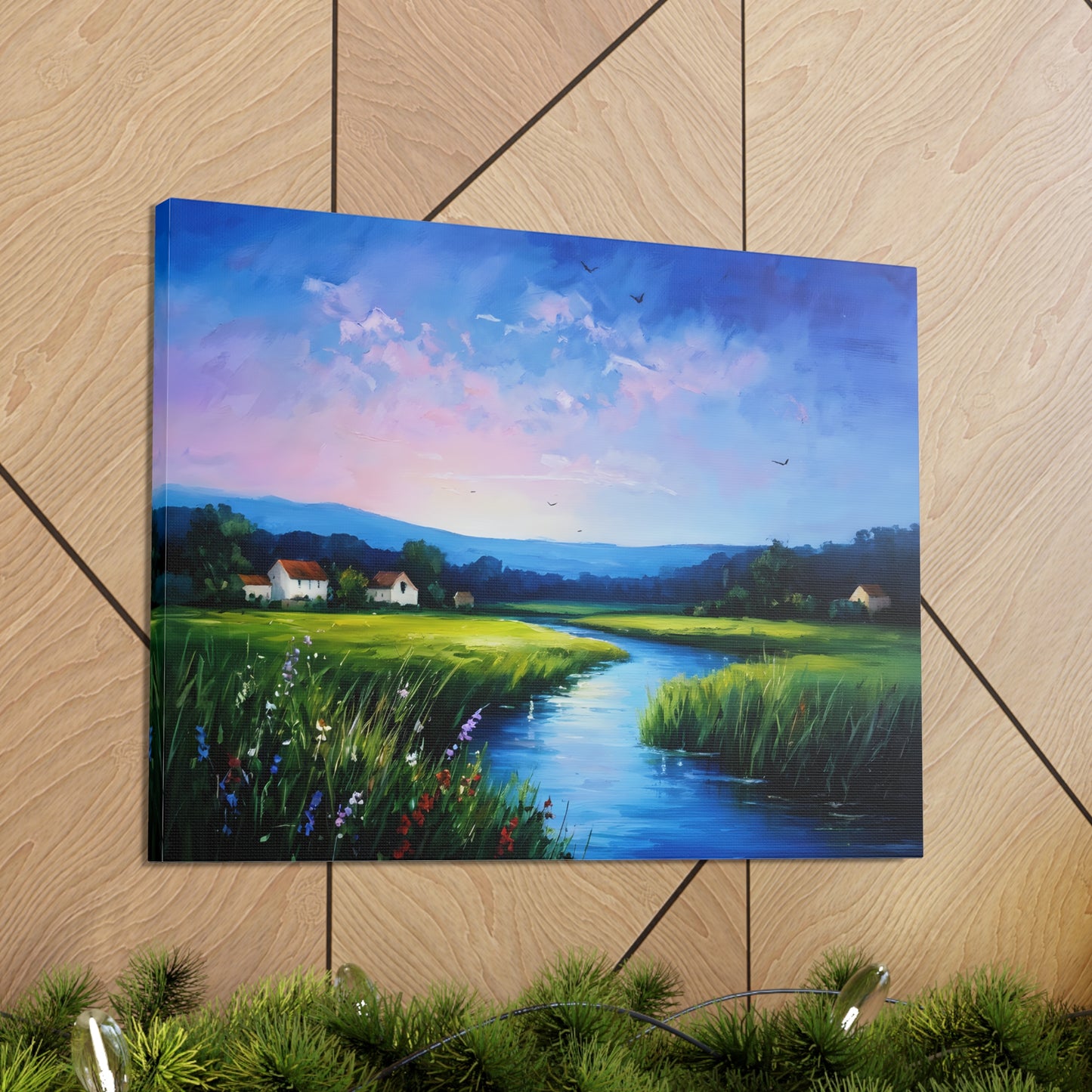 Cloak of Twilight: Classic Oil Painting Wall Décor