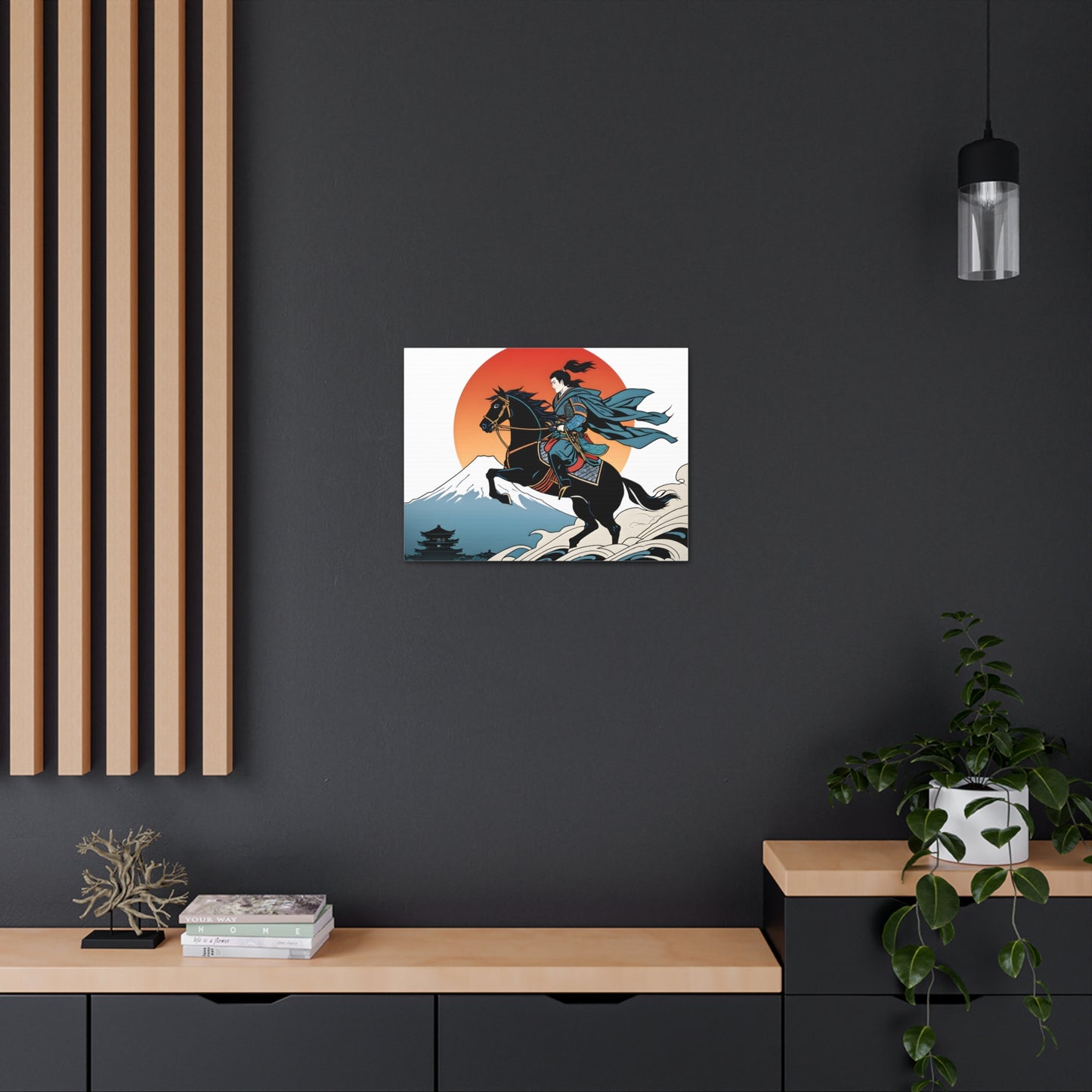 Samurai Sunset: Ukiyo-e Wall Décor