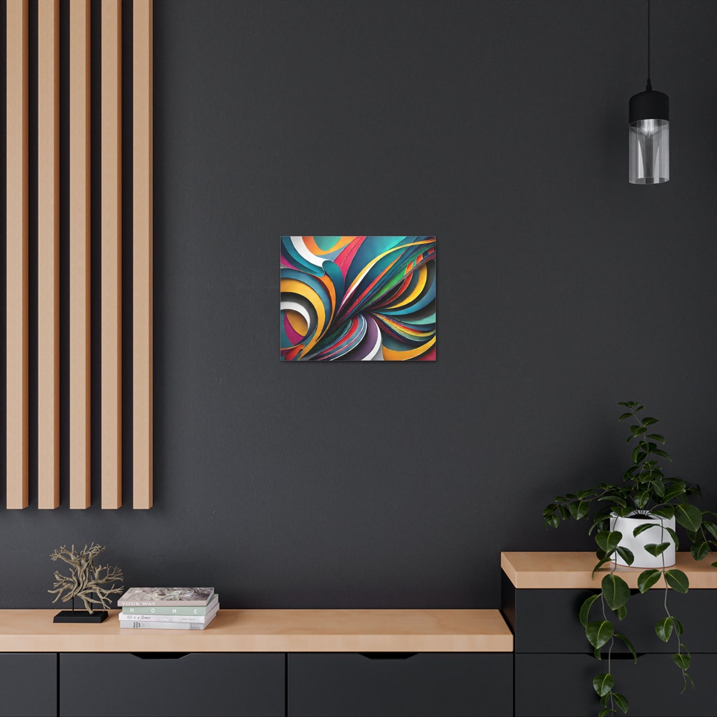 Mystical Cascade: Abstract Wall Décor