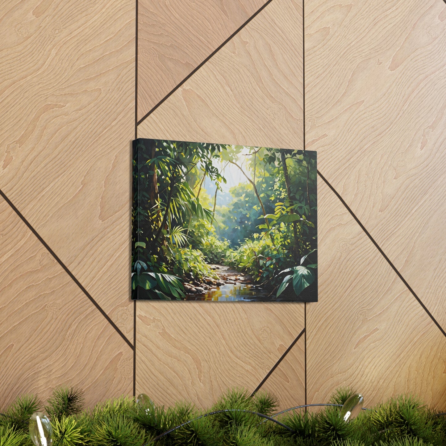 Vibrant Jungle: Classic Oil Painting Wall Décor