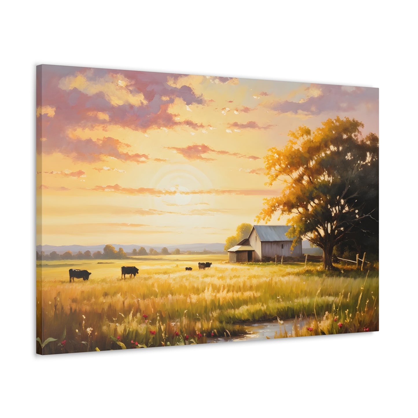 Dawn’s Whisper: Classic Oil Painting Wall Décor