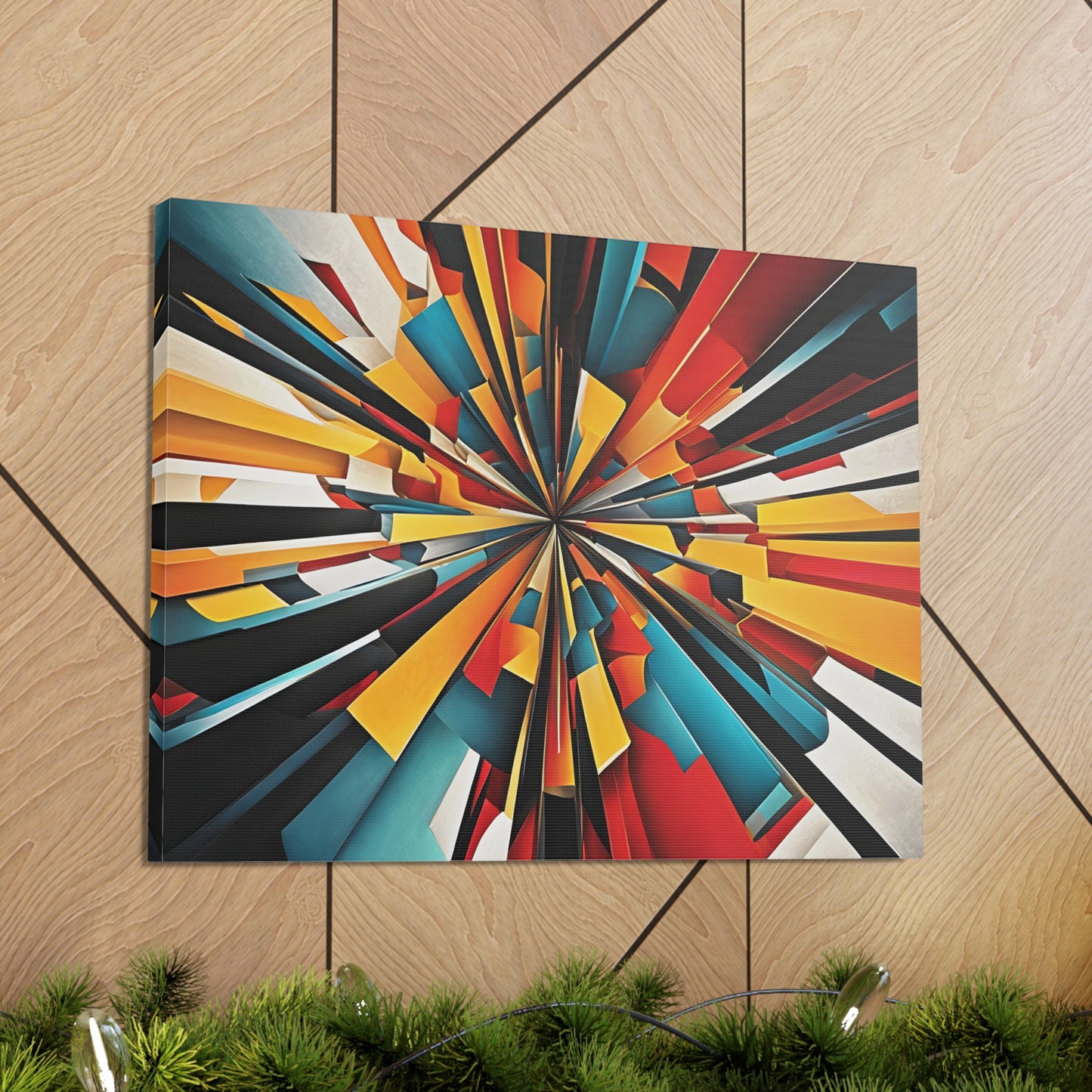 Crystal Whirl: Abstract Wall Décor