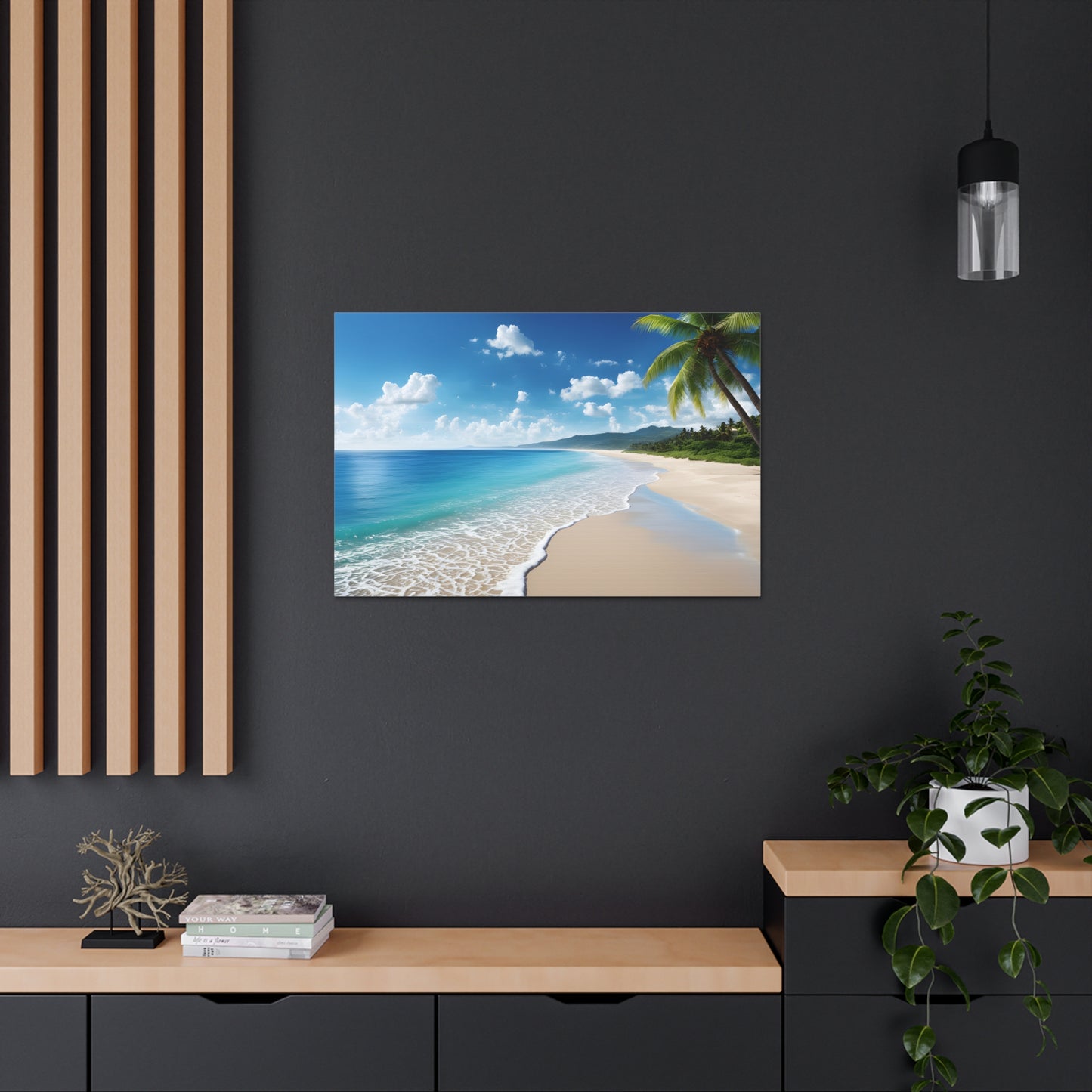 Golden Sands Serenity: Beach Wall Décor