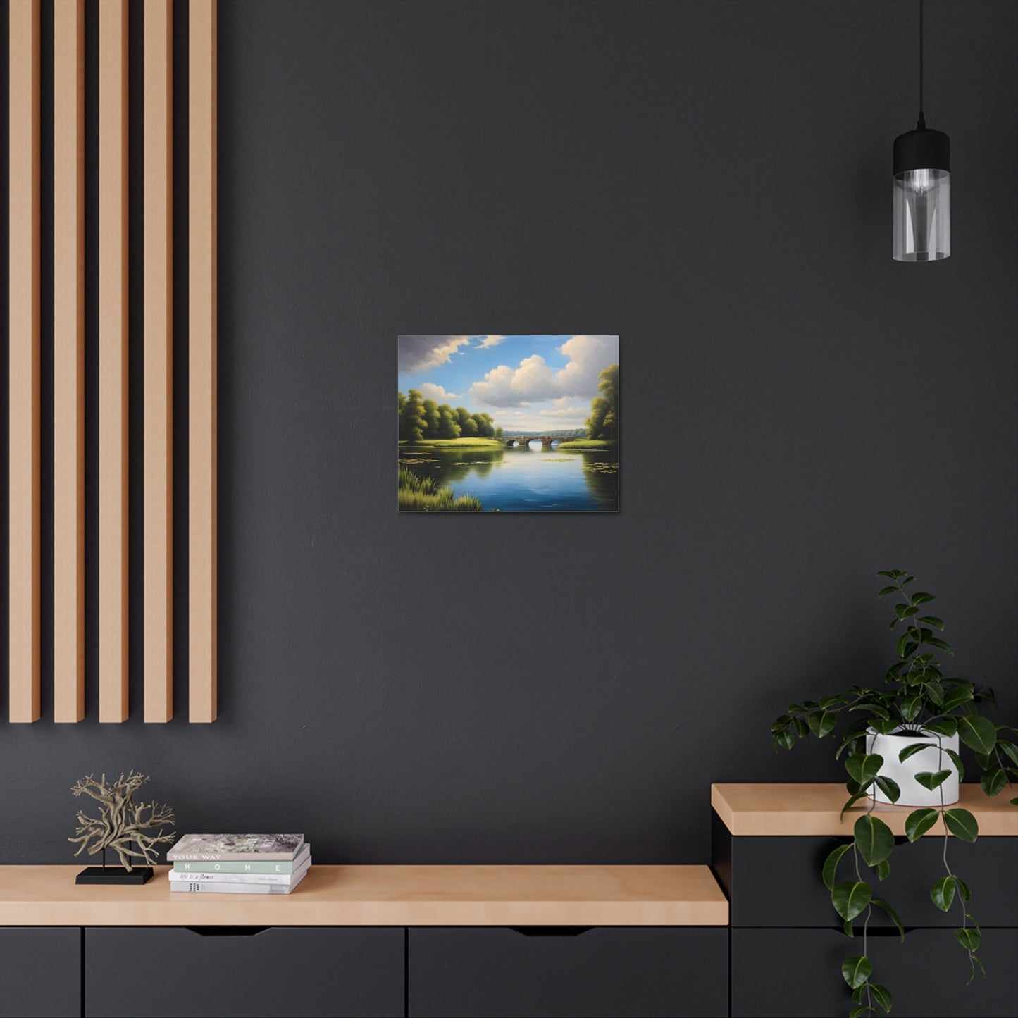 Gentle Horizon: Classic Oil Painting Wall Décor