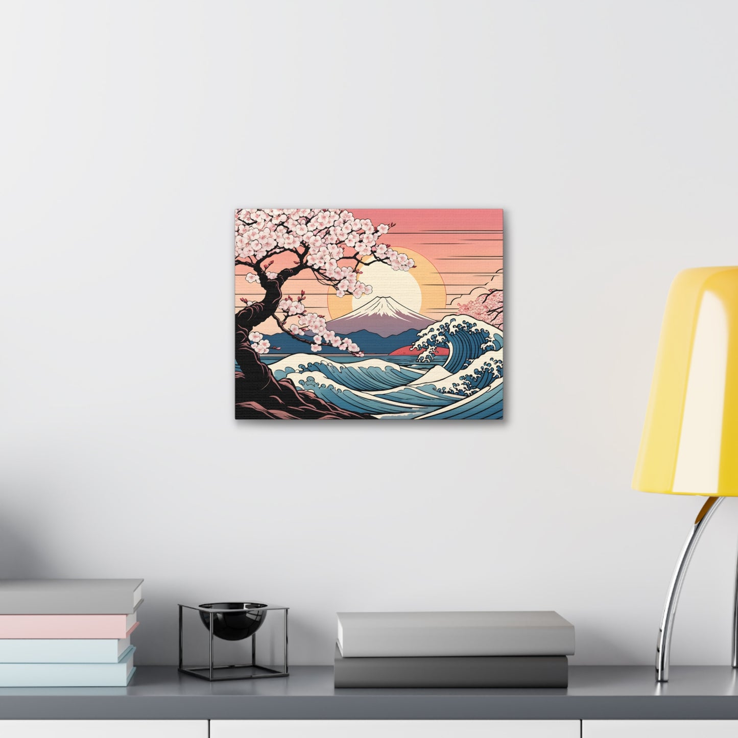 Cherry Blossom Symphony: Ukiyo-e Wall Décor