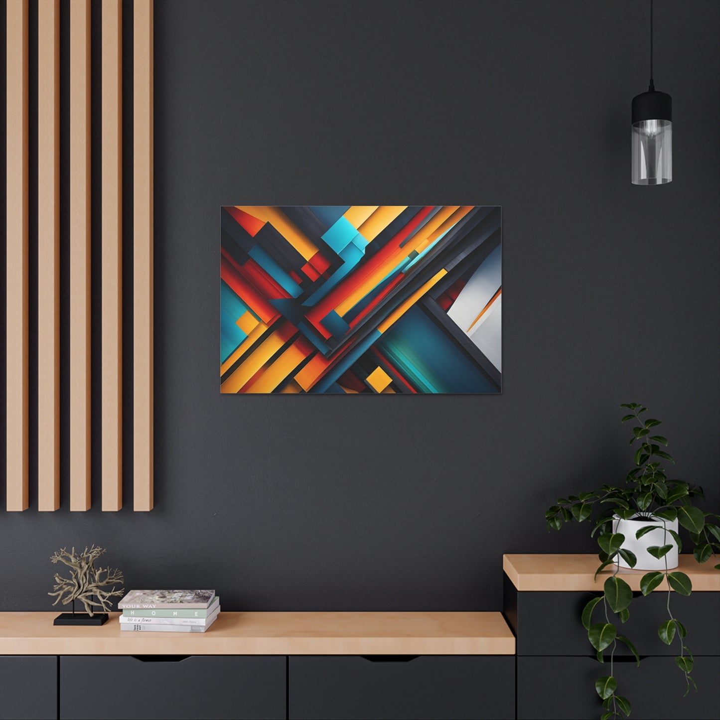 Prismatic Shifts: Abstract Wall Décor