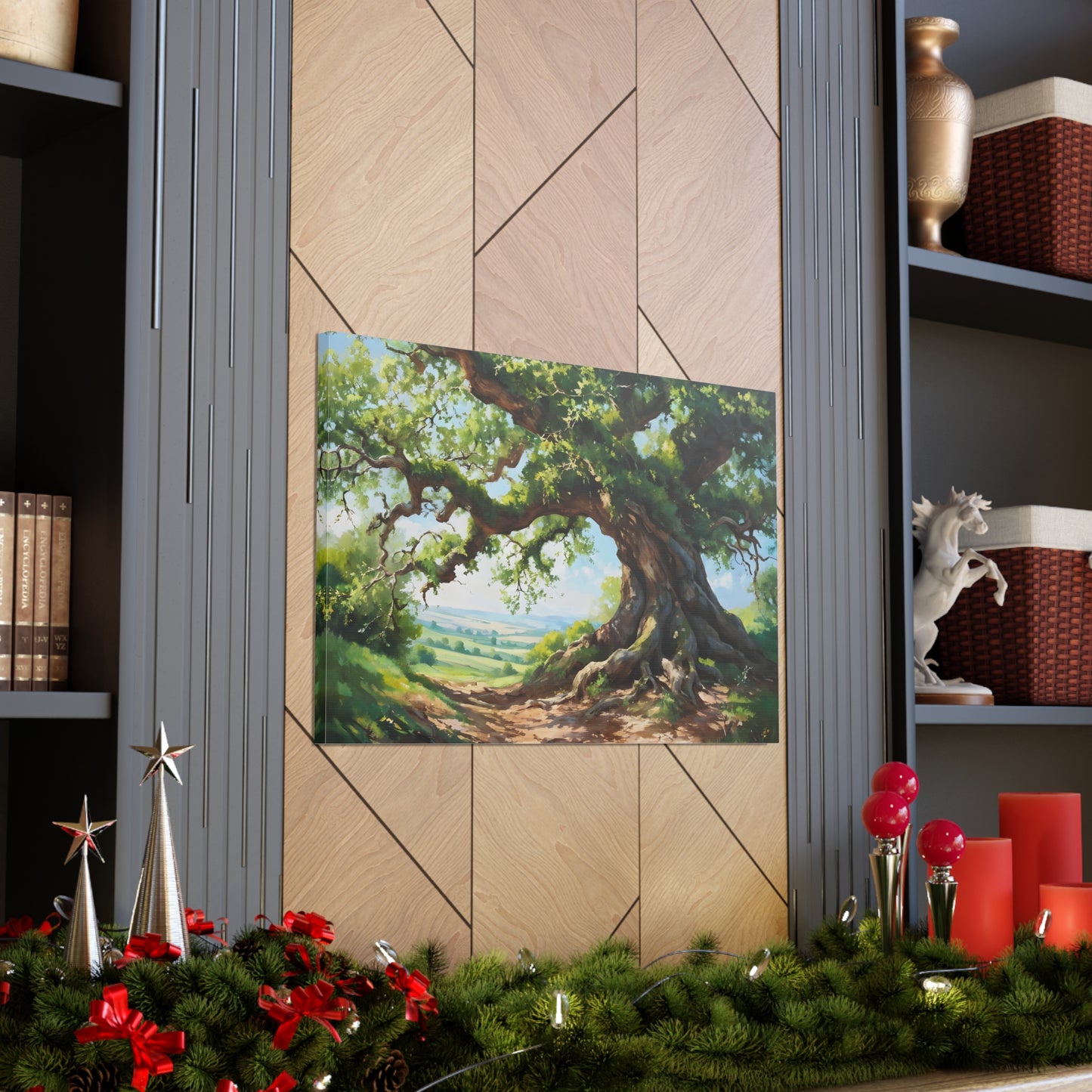 Enchanted Grove: Classic Oil Painting Wall Décor