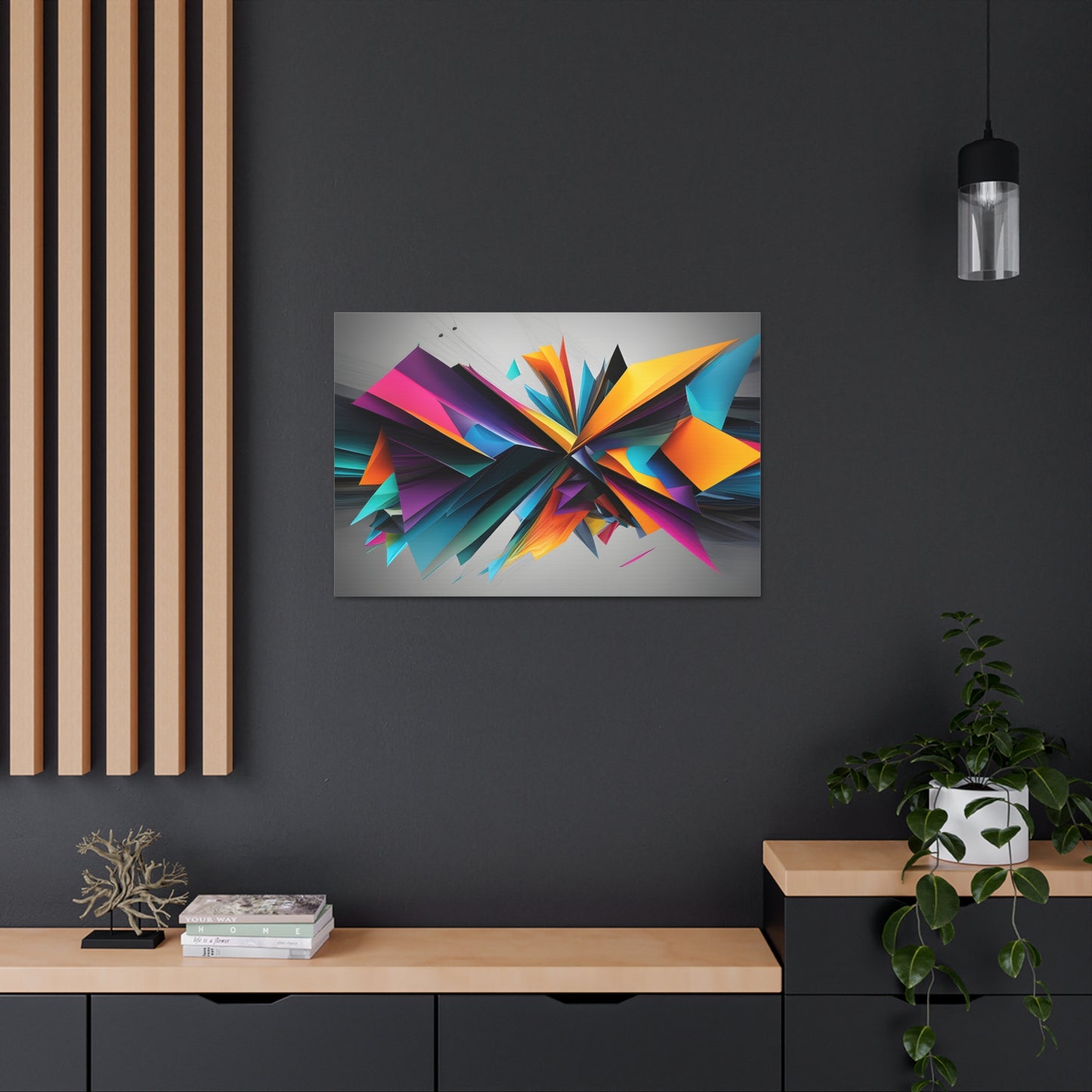 Spectrum Whispers: Abstract Wall Décor