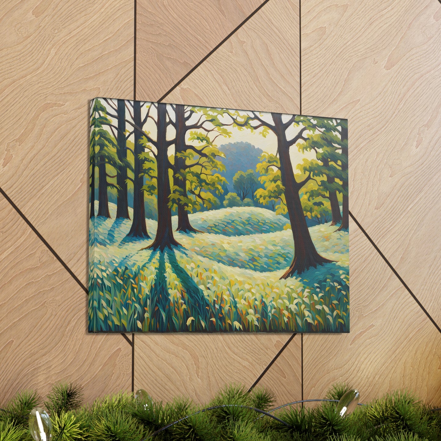 Forest Sanctuary: Classic Oil Painting Wall Décor