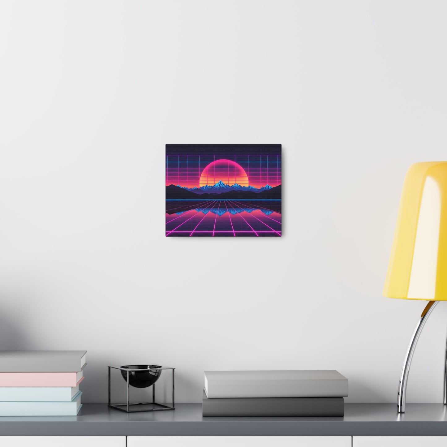 Nostalgic Radiance: Outrun Wall Décor