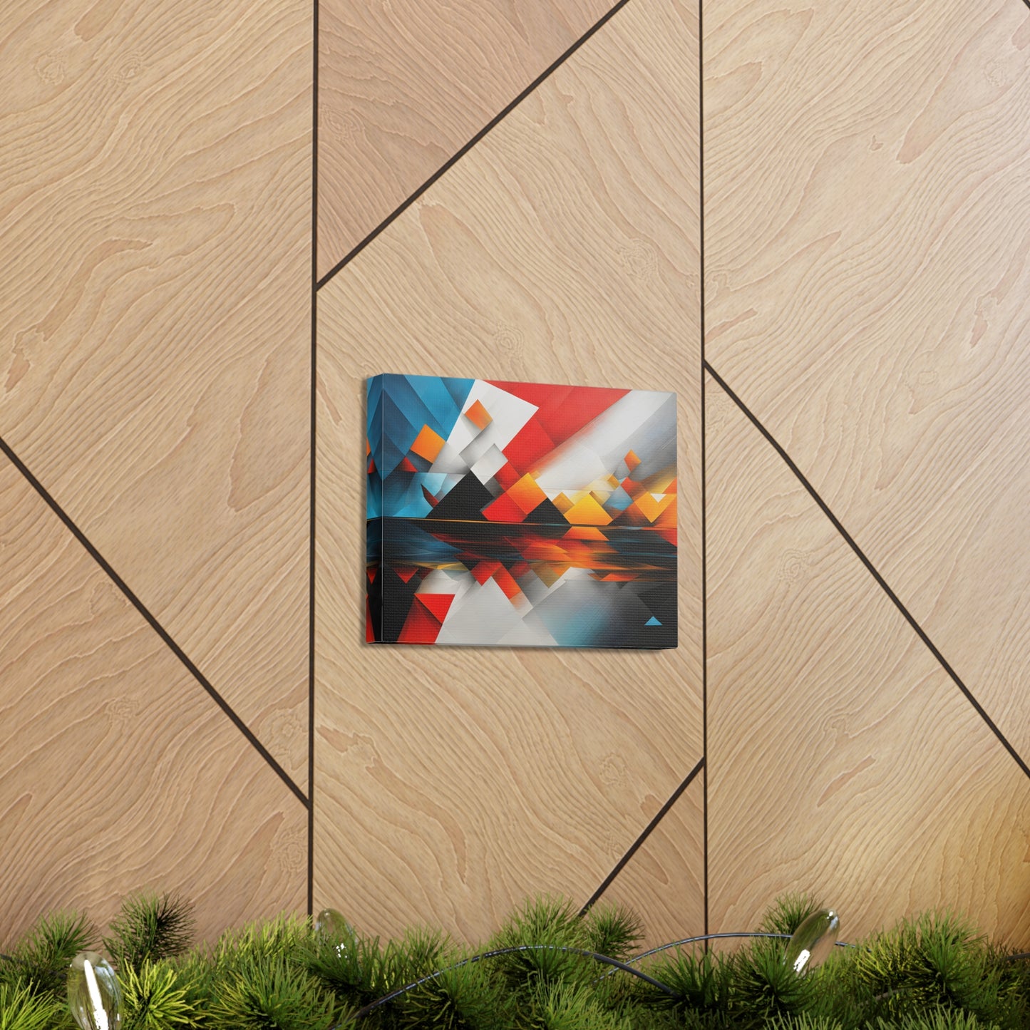 Starlit Horizon: Abstract Wall Décor