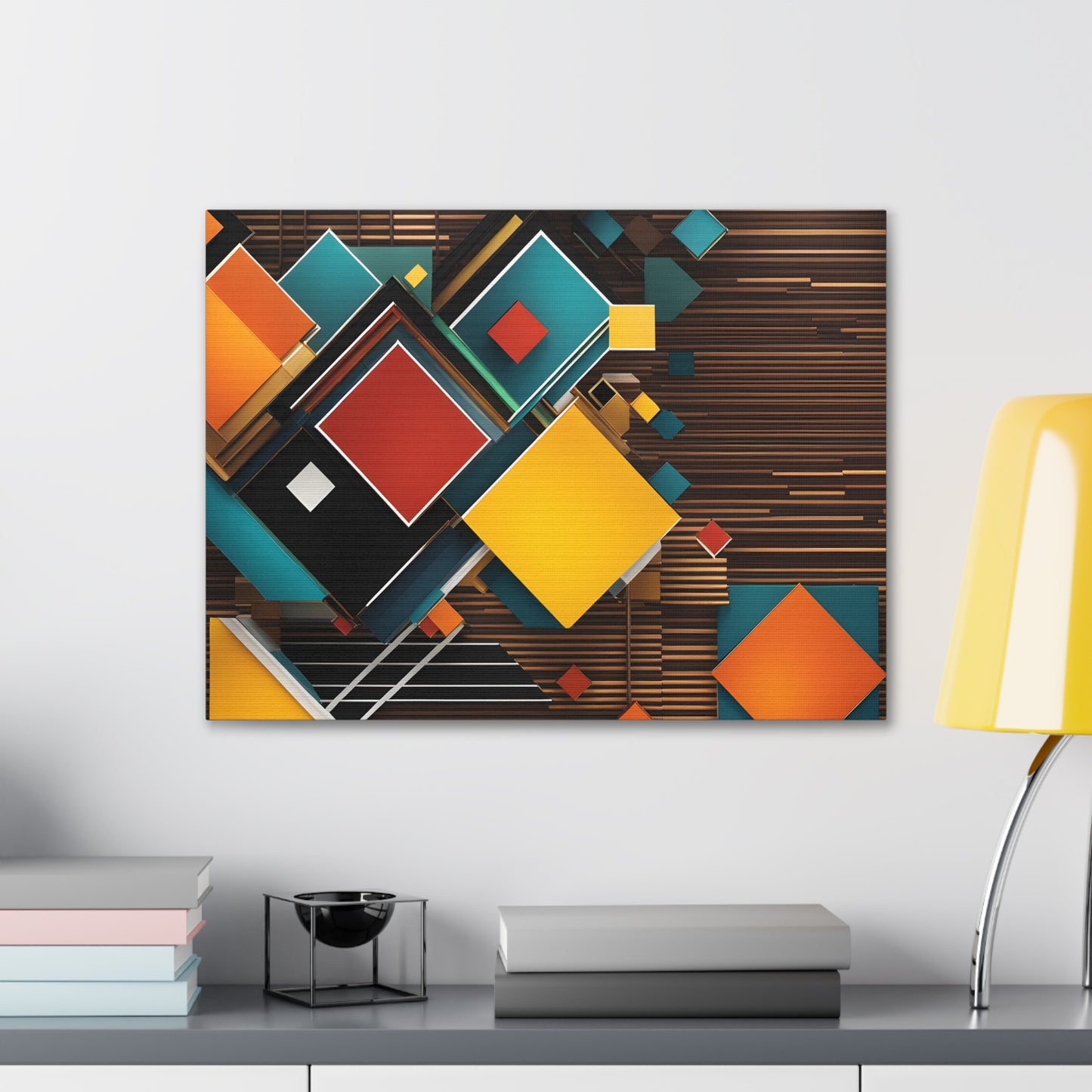 Prismatic Passages: Abstract Wall Décor