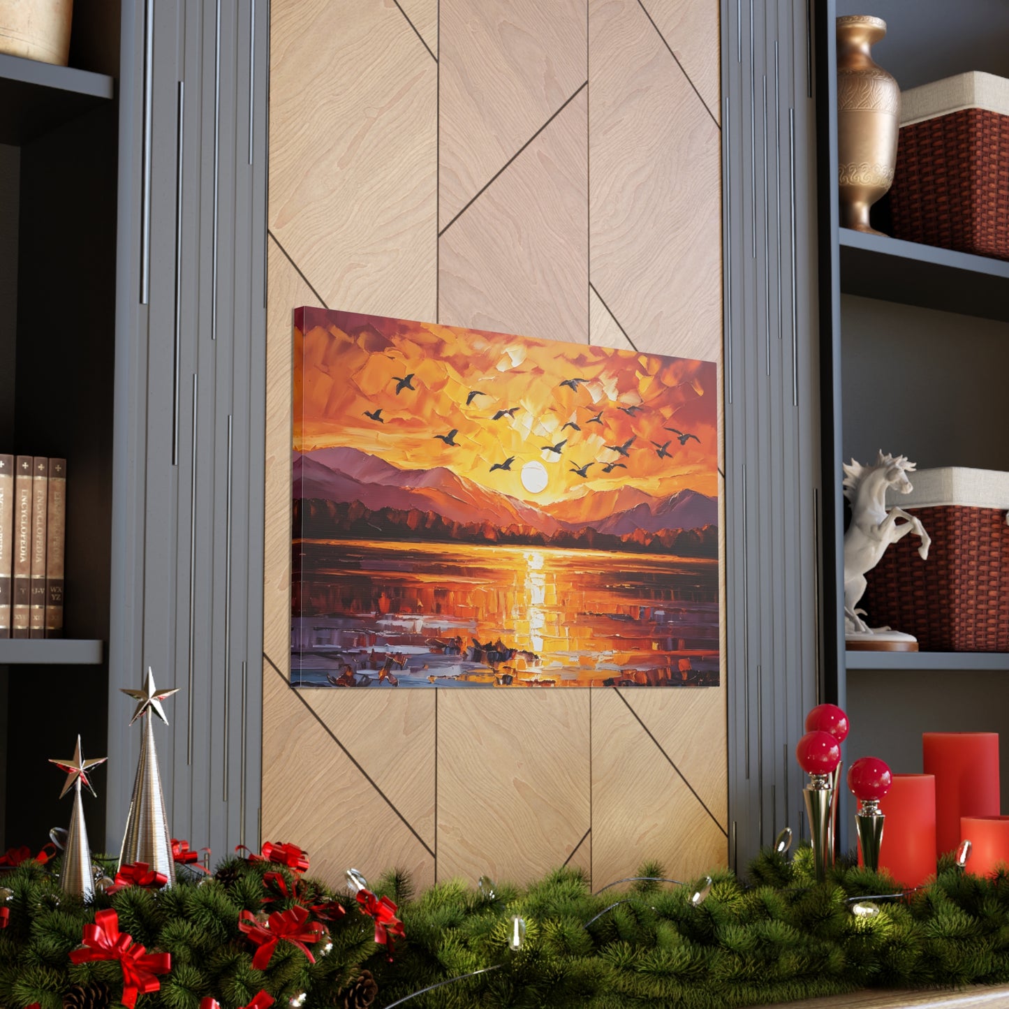 Golden Hour: Classic Oil Painting Wall Décor