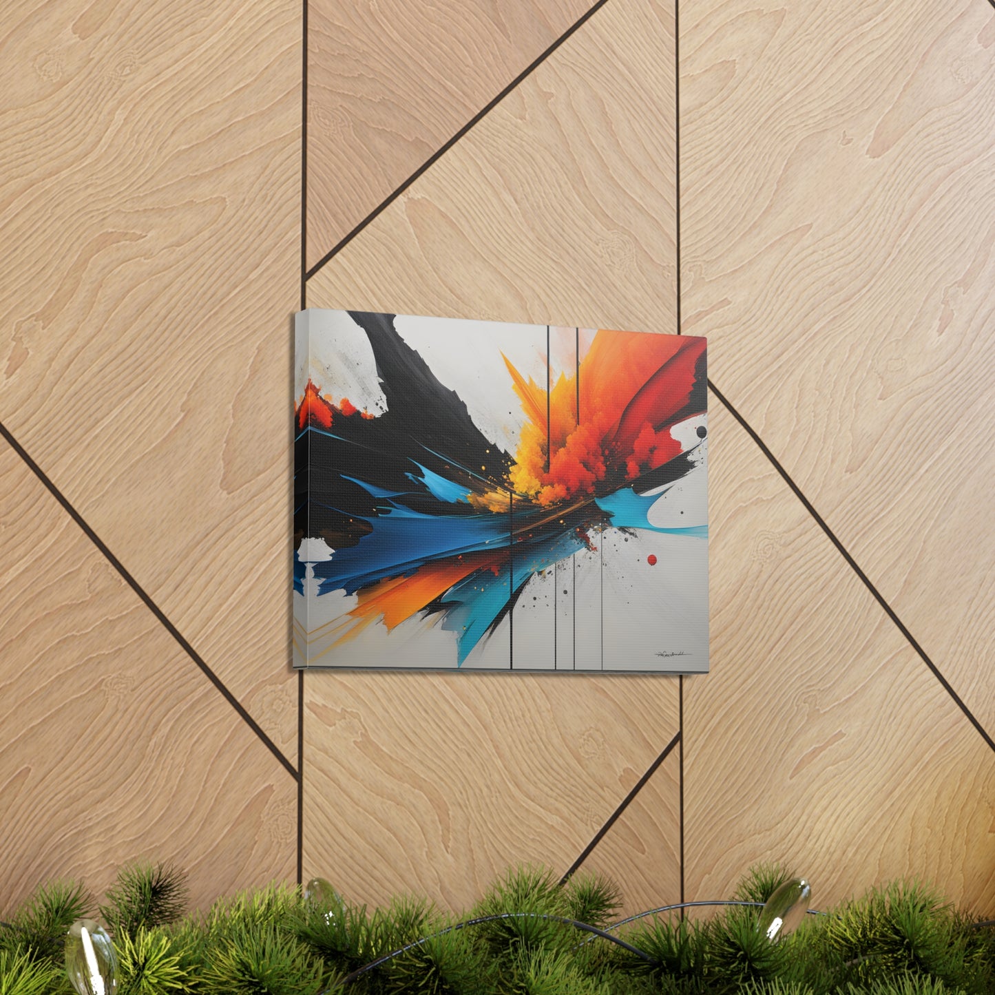 Harmony's Edge: Abstract Wall Décor