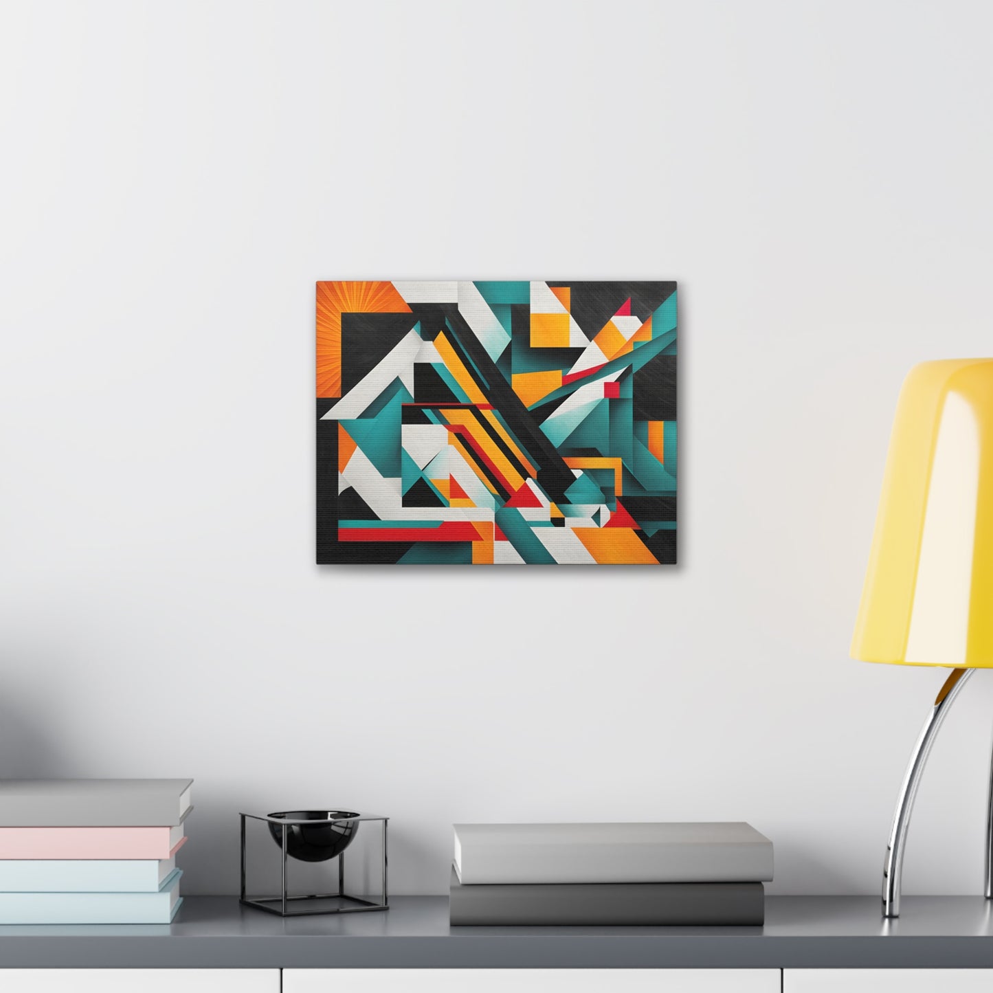 Crystal Pathways: Abstract Wall Décor