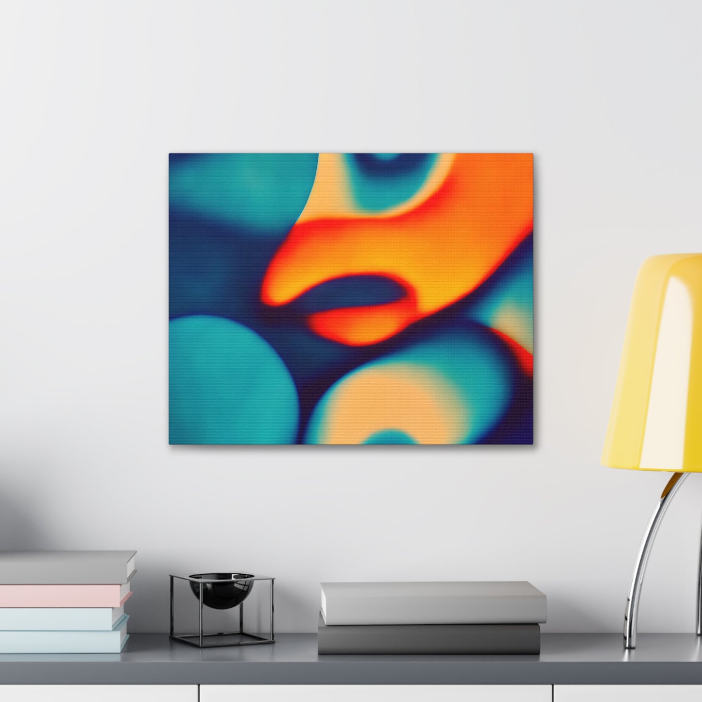 Radiant Bliss: Abstract Colors Wall Décor