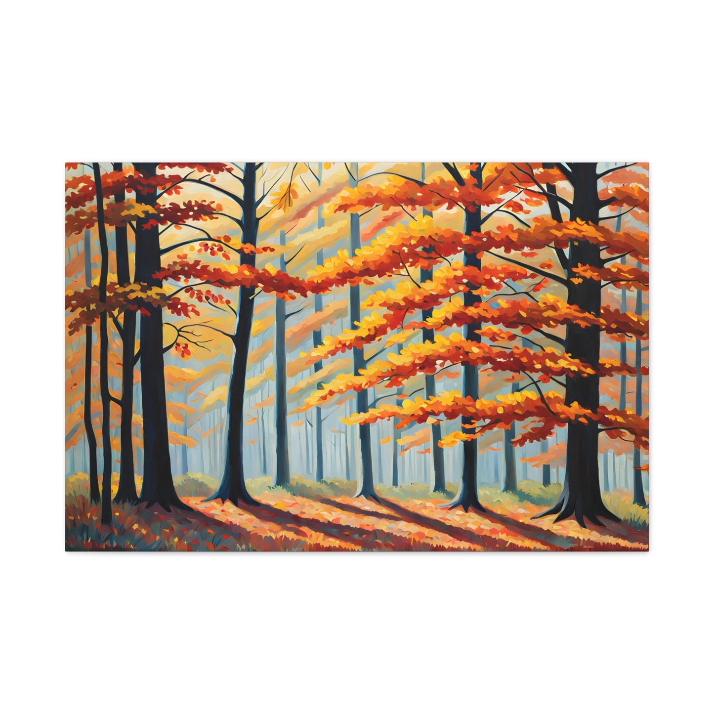 Autumn Hues: Classic Oil Painting Wall Décor