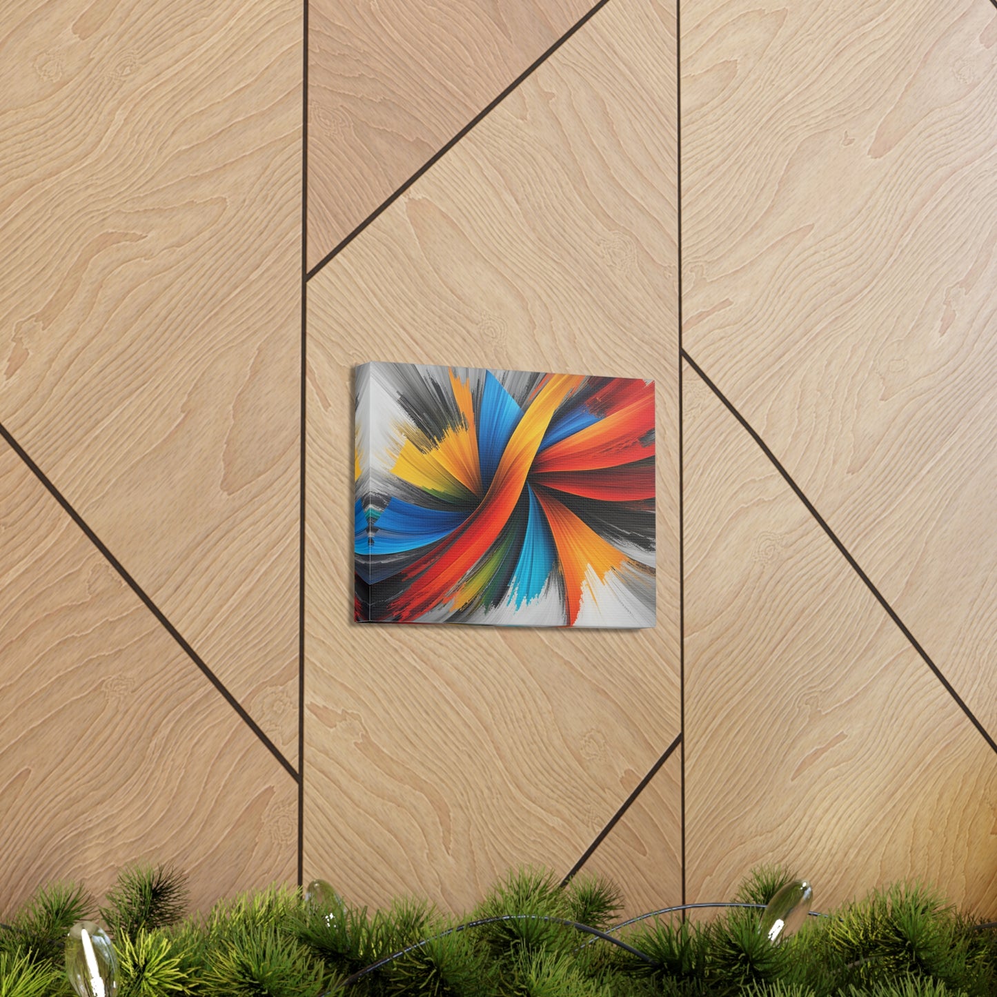 Twilight Whirl: Abstract Wall Décor