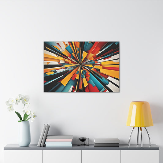 Crystal Whirl: Abstract Wall Décor