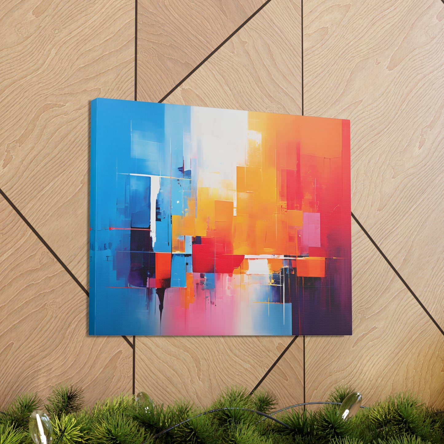 Spectrum Splash: Abstract Wall Décor