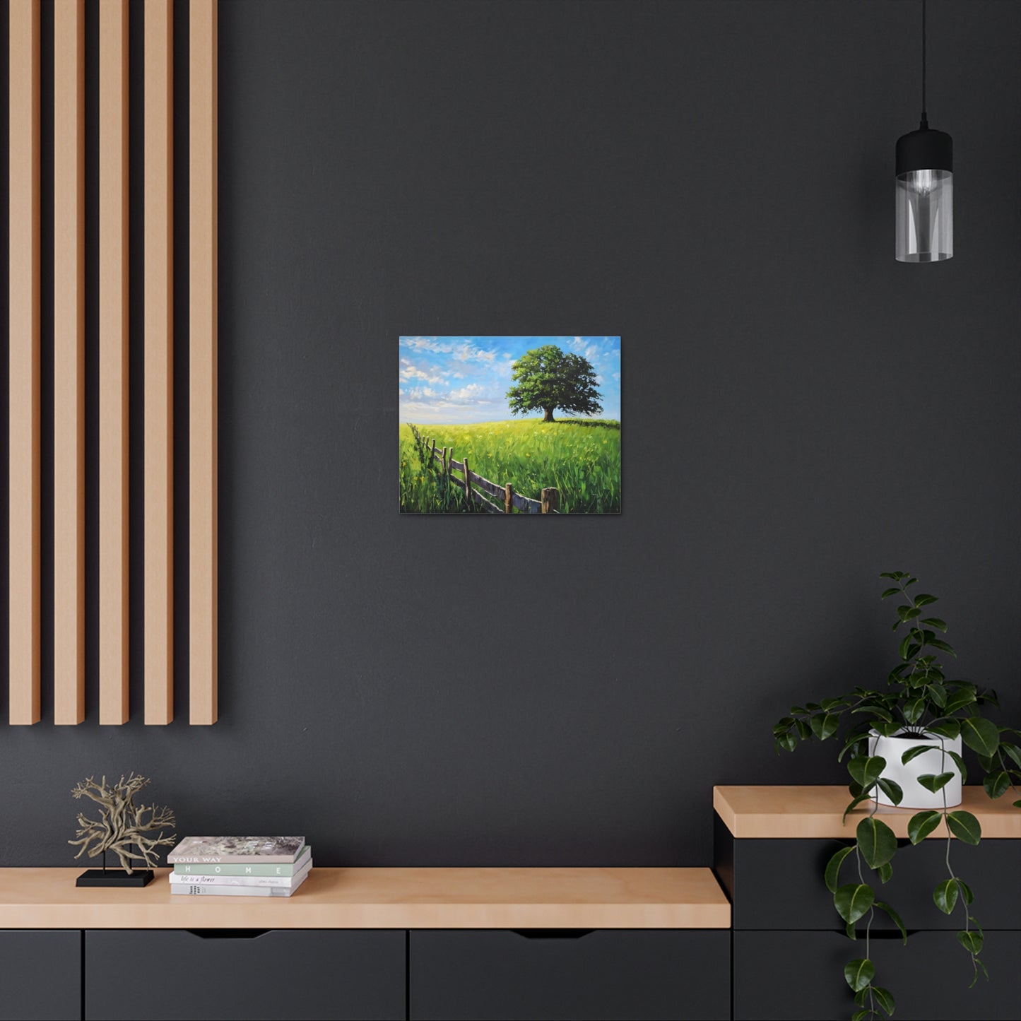 Whispering Hills: Classic Oil Painting Wall Décor