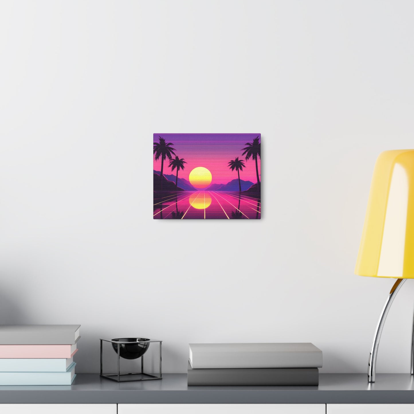 Neon Palms: Outrun Wall Décor